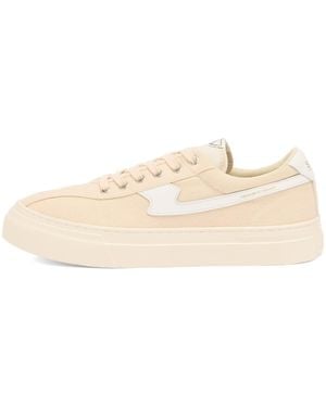 Stepney Workers Club Dellow S-Strike Cup Suede Trainer - Natural