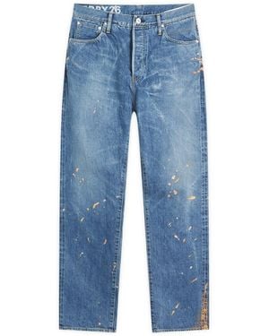 Visvim Social Sculpture 11 13 Oz Straight Leg Dry 26 Jeans - Blue