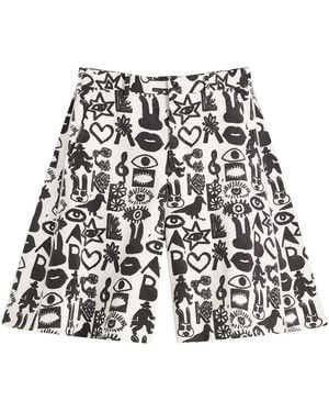 Comme des Garçons Cotton Pagowski Shorts - Black
