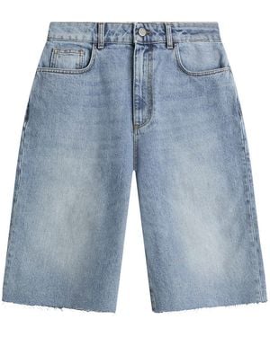 Rohe Rohe Baggy Fit Denim Shorts - Blue