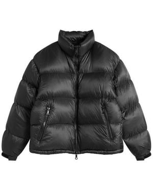 MKI Miyuki-Zoku Translucent Funnel Neck Bubble Jacket - Black