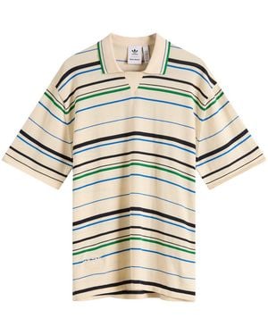 adidas X Wales Bonner Knit Polo Shirt - Metallic