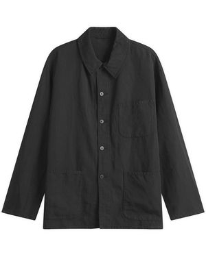 Kaptain Sunshine Gaba. Work Shirt Jacket - Black