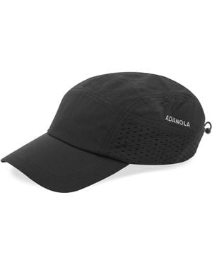 ADANOLA Nylon Toggle Running Cap - Black