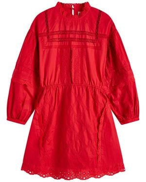 Damson Madder Clandy Midi Dress - Red