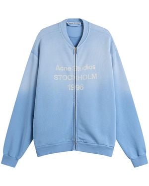 Acne Studios Fiah Zip 1996 Bomber Jacket - Blue