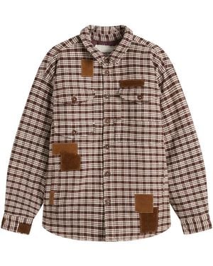 STORY mfg. Harvest Padded Overshirt - Brown