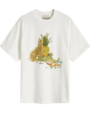 ALÉMAIS Tiger T-Shirt - White