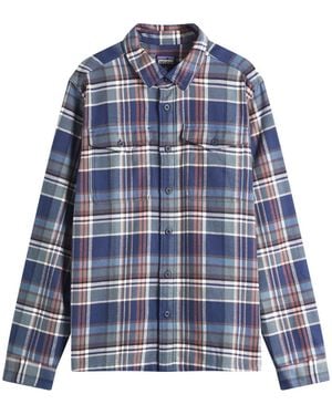Patagonia Fjord Flannel Shirt - Blue