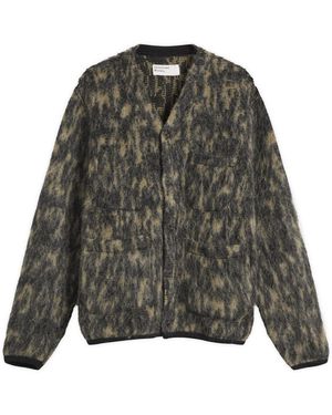 Universal Works Dolce Fleece Cardigan - Grey