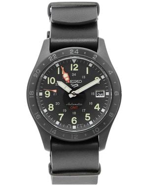 Seiko 5 Sports Field Deception Mechanical Gmt Watch - Black