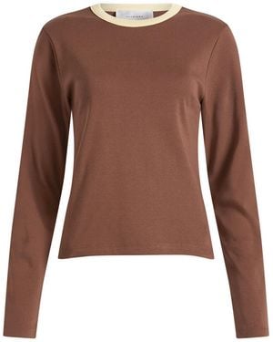 Hosbjerg Babette Long Sleeve T-Shirt - Brown