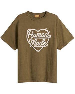 Human Made Colour Heart T-Shirt - Brown