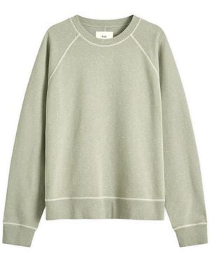 Folk Engineered Raglan Sweatshirt - Green