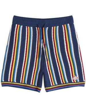 CASABLANCA Crochet Shorts - Blue