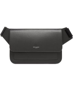 Saint Laurent Canvas Belt Bag - Black