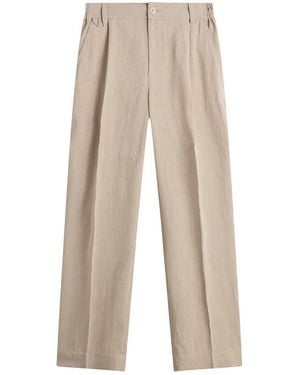 Jacquemus Cruising Cotton Linen Trouser - Natural