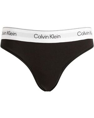 Calvin Klein Icon Thong - Black