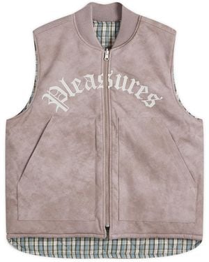 Pleasures Horns Reversible Vest - Purple