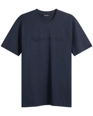 MONTANÉ Mono Logo T-Shirt - Blue