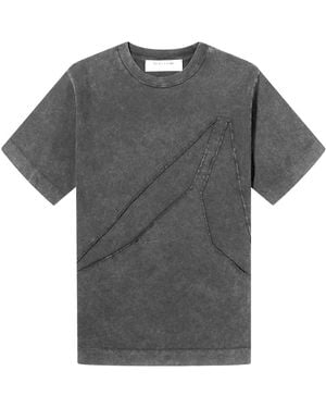 1017 ALYX 9SM Intarsia Applique Logo T-Shirt - Grey
