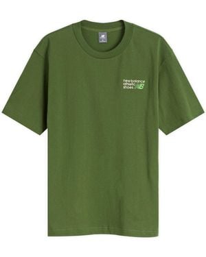 New Balance Athletics Premium Logo T-Shirt - Green
