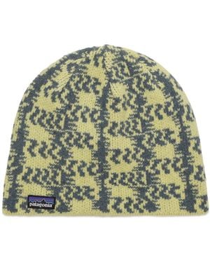 Patagonia Cinder Beanie Sun Quilt Sage - Green