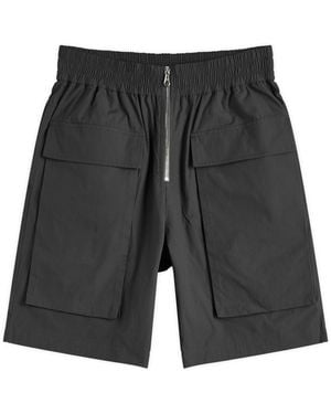 Cole Buxton Cotton Cargo Shorts - Grey