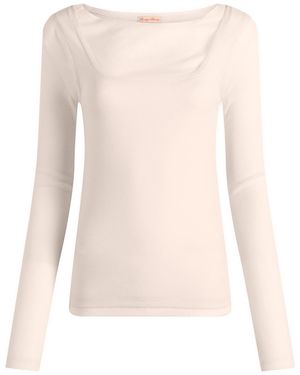 Fruity Booty Double Layer Long Sleeve Top - Natural