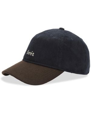 Forét Hawk Corduroy Wool Cap - Blue
