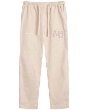 Annie Hood College Linen Pants - Natural