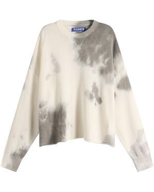 Picante Hemp Tie Dye Jumper - Natural