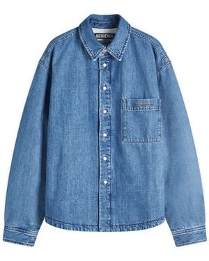 Jacquemus Baker Denim Overshirt - Blue