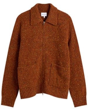 Norse Projects Erik Donegal Diamond Jacket - Brown