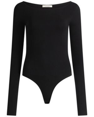 Entire studios Scoop Neck Bodysuit - Black