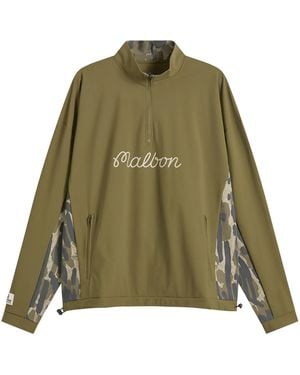 Malbon Tour Divot Camo Performance Shell Jacket - Green