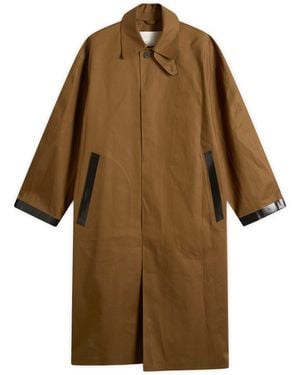 Studio Nicholson X Mackintosh Long Bonded Mac - Brown