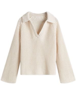 Faithfull the Brand Colmier Knit Jumper - White