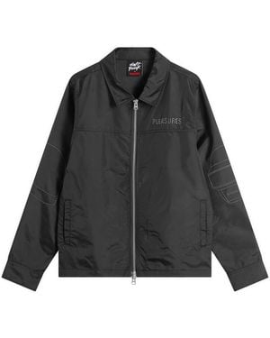 Pleasures Helmets Nylon Work Jacket - Black