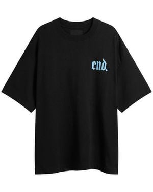 END. Milano Sculpture T-Shirt - Black