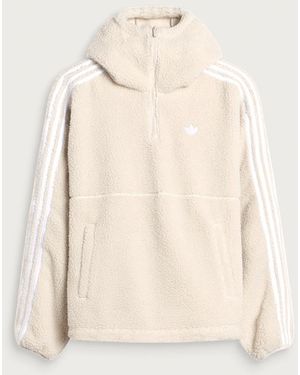 adidas X Jennie Hooded Fleece Jacket - Natural