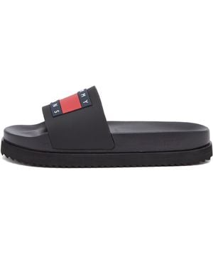 Tommy Hilfiger Elevated Flatform Slider - Blue
