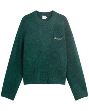 BOUND Dexter Cropped Alpaca Jumper - Green