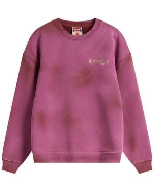METALWOOD STUDIO Metalcorp Crew Sweatshirt - Purple