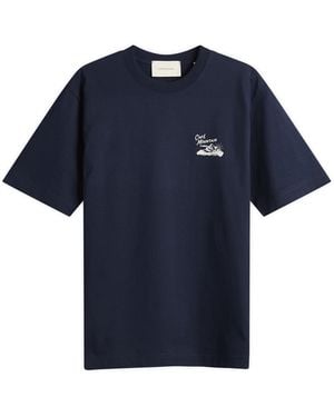 Cafe Mountain Legacy T-Shirt - Blue