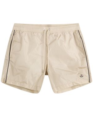 Moncler Swim Shorts - Natural