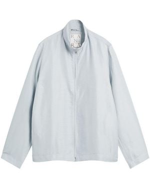 RANRA Reach Silk Linen Ripstop Jacket - Blue