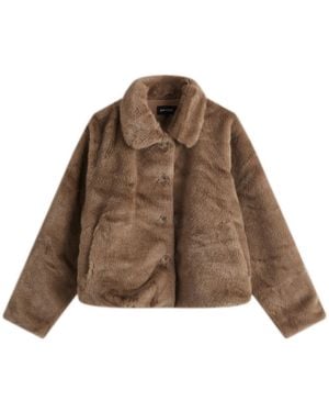 Meotine Kelly Faux Fur Jacket - Brown