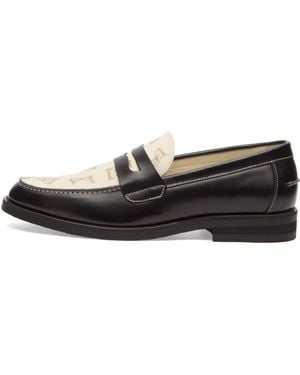 Duke & Dexter Wilde Dollar Bills Penny Loafer - Black
