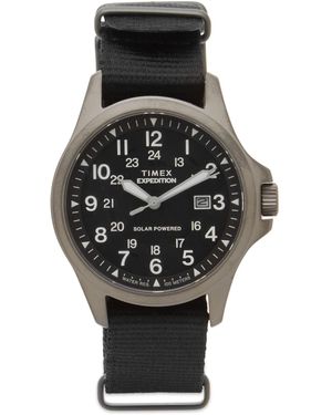 Timex Expedition Field Post Solar 41Mm Watch - Black